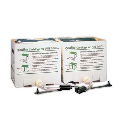 Fend-all 32-001050-0000 Tri-lingual Saline Refill Cartridge For Pure Flow 1000 Emergency Eye Wash Station (2/EA)