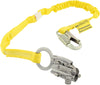 Honeywell Miller 8174MLS4/4FTYL Manual Rope Grabs with 4-Feet Manyard Shock Absorbing Lanyard and Locking Snap Hook, Yellow 1/EA