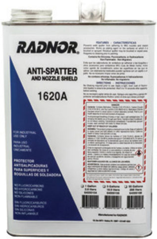 Radnor 64000104 1 Gallon Bottle 1620 Solvent Based Anti Spatter