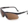 Honeywell S3201HS Uvex Genesis Black Safety Glasses With Brown Hydroshield Anti-Fog Lens 10/EA