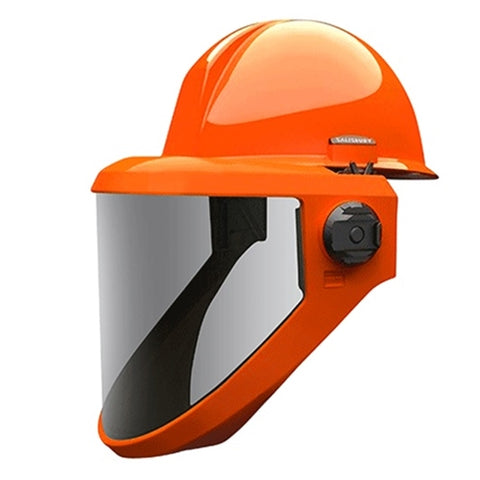 Salisbury Prismshield 10 Model AS1000HAT-SPL 7.5" X 20" Bronze Tinted Polycarbonate Arc Flash Face Shield