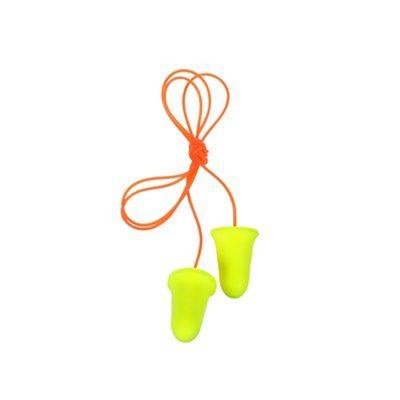 3M 312-1260 Single Use E-A-R Soft FX Bell Shape Polyurethane Foam Corded Earplugs (1 Pair Per Poly Bag, 200 Pair Per Box)