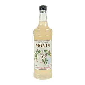 Monin Inc M-FR016F Frosted Mint Syrup PET (SET OF 4 PER CASE)