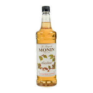 Monin Inc M-FR023F Hazelnut Syrup PET (SET OF 4 PER CASE)