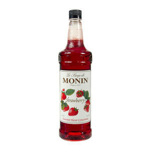 Monin Inc M-FR042F Strawberry Syrup PET (SET OF 4 PER CASE)