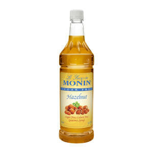 Monin Inc M-FS023F Hazelnut Syrup Sugar Free PET (SET OF 4 PER CASE)