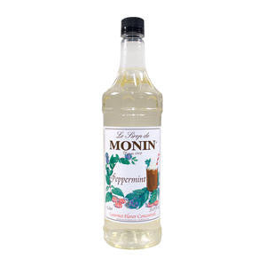 Monin Inc M-FR050F Peppermint Syrup PET (SET OF 4 PER CASE)