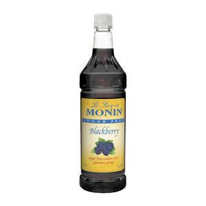 Monin Inc M-FS006F Blackberry Syrup Sugar Free PET (SET OF 4 PER CASE)