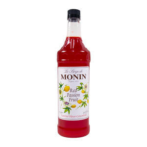 Monin Inc M-FR068F Passion Fruit Red Syrup PET (SET OF 4 PER CASE)