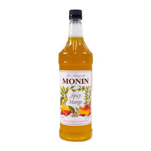 Monin Inc M-FR122F Spicy Mango Syrup PET (SET OF 4 PER CASE)