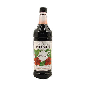 Monin Inc M-FR177F Hibiscus Syrup PET (SET OF 4 PER CASE)