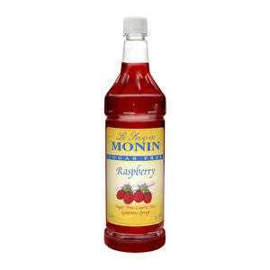 Monin Inc M-FS040F Raspberry Syrup Sugar Free PET (SET OF 4 PER CASE)