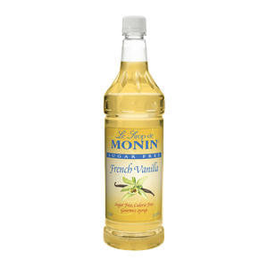 Monin Inc M-FS190F French Vanilla Syrup Sugar Free PET (SET OF 4 PER CASE)