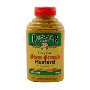 Beaverton Foods 278 Beaver Stone Ground Mustard (SET OF 6 PER CASE)