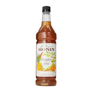 Monin Inc M-FR105F Pumpkin Spice Syrup PET (SET OF 4 PER CASE)
