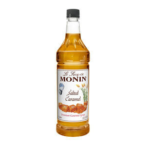 Monin Inc M-FR210F Salted Caramel Syrup PET (SET OF 4 PER CASE)