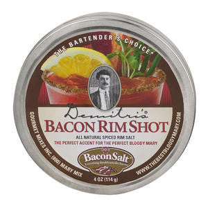 Demitri's CS24-BRST RimShot Bacon Tin (SET OF 24 PER CASE)