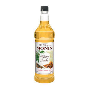 Monin Inc M-FR213F Hickory Smoke Syrup PET (SET OF 4 PER CASE)