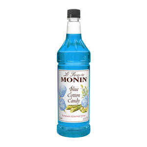 Monin Inc M-FR092F Blue Cotton Candy Syrup PET (SET OF 4 PER CASE)