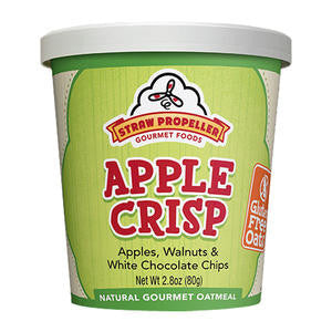 Straw Propeller Gourmet Foods 3182 Straw Propeller Apple Crisp Oatmeal (SET OF 12 PER CASE)