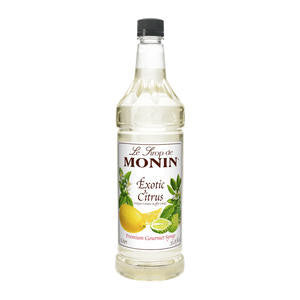 Monin Inc M-FR232F Exotic Citrus Syrup PET (SET OF 4 PER CASE)