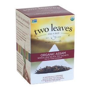 Two Leaves Tea Company T00115 Organic Assam Breakfast Tea (SET OF 6 PER CASE)