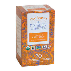 Two Leaves Tea Company P003-20 Paisley Organic Earl Grey (SET OF 120 PER CASE)