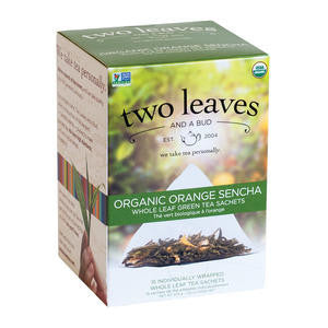 Two Leaves Tea Company T00615 Organic Orange Sencha (SET OF 6 PER CASE)