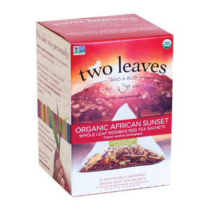 Two Leaves Tea Company T00915 Organic African Sunset (SET OF 6 PER CASE)