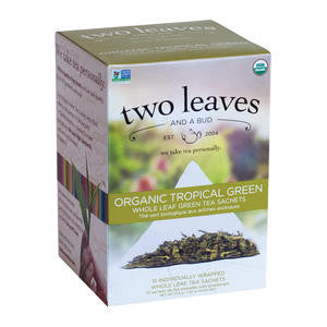Two Leaves Tea Company T01515 Organic Tropical Green (SET OF 6 PER CASE)