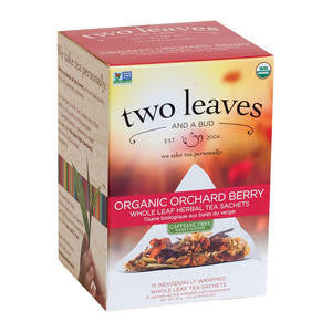 Two Leaves Tea Company T01715 Organic Orchard Berry (SET OF 6 PER CASE)