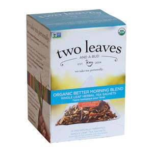 Two Leaves Tea Company T02115 Organic Better Morning Blend (SET OF 6 PER CASE)