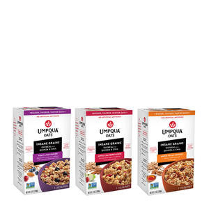 Umpqua Oats 01-1757/1758/1759 Umpqua Oats Insane Grains Variety Pack (SET OF 24 PER CASE)