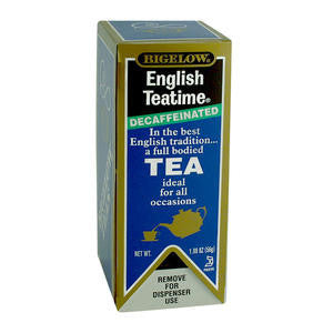 R C Bigelow Inc 10357 Bigelow English Teatime Tea Decaffeinated (SET OF 168 PER CASE)