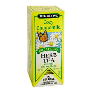 R C Bigelow Inc 10401 Bigelow Cozy Chamomile Herb Tea (SET OF 168 PER CASE)