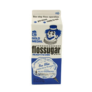 Gold Medal Products Co 3201 Cotton Candy Floss Sugar Boo-Blue Raspberry (SET OF 6 PER CASE)