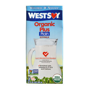The Hain Celestial Group 96200 West Soy Plain Plus (SET OF 12 PER CASE)