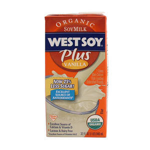 The Hain Celestial Group 96225 West Soy Vanilla Plus (SET OF 12 PER CASE)