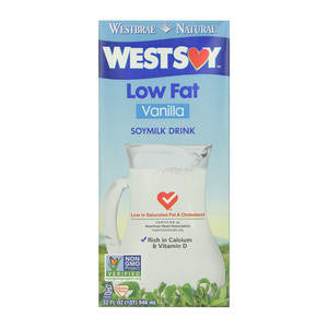 The Hain Celestial Group 96860 West Soy Vanilla Low Fat (SET OF 12 PER CASE)