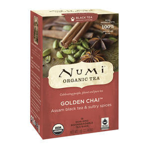 Numi 101805 Numi Golden Chai Tea (SET OF 108 PER CASE)