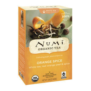 Numi 102406 Numi Orange Spice White Tea (SET OF 108 PER CASE)