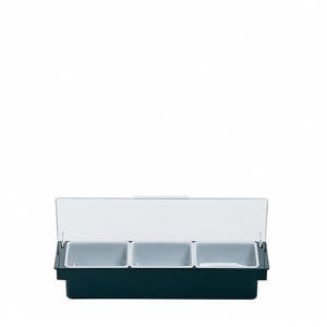 Rubbermaid Commercial FG289100BLA Condiment Dispenser 3 (1-qt) Inserts (1 EACH)