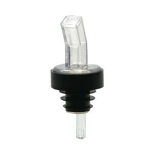 Spill-Stop Mfg. Co. 313-00 Ban-M Screened Pourer Clear with Black Collar (SET OF 12 PER CASE)