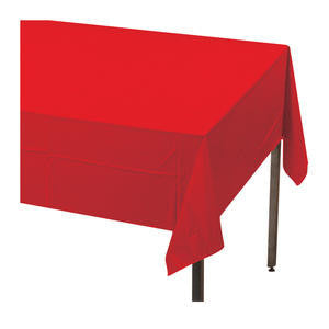 Creative Converting 711031 Tablecover Red 54'' x 108'' (1 EACH)