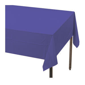 Creative Converting 710232 Tablecover Purple 54'' x 108'' (1 EACH)