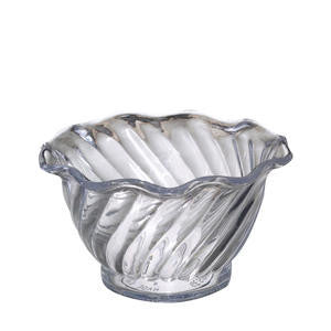 Gessner Products Company 0345CL6Q Swirl Dessert Bowl Clear 5 oz (SET OF 36 PER CASE)