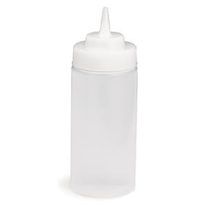 Tablecraft 32563C Squeeze Bottle Wide Mouth Tip Natural 24 oz (SET OF 12 PER CASE)