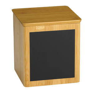 Tablecraft RCBS667 Write-On Bamboo Riser Square 6'' x 6'' x 7'' (1 EACH)
