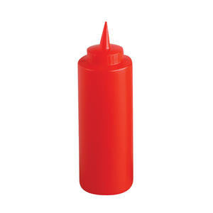 Thunder Group PLTHSB012R Squeeze Bottle Red 12 oz (SET OF 36 PER CASE)