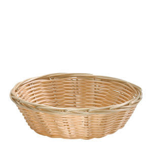 Tablecraft 1175W Handwoven Basket Round Natural 8 1/4'' (SET OF 12 PER CASE)